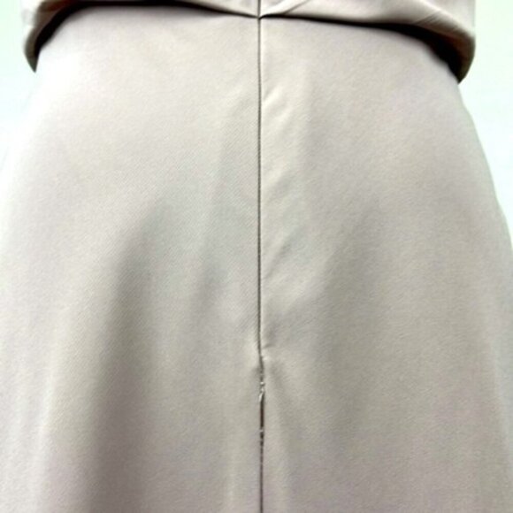 Jenny Yoo Madelyn Floor Length Formal Gown Cowl Neck Sleeveless V-Back Zipper 10 - Picture 10 of 13